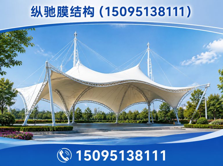奎文区膜结构车棚展示图