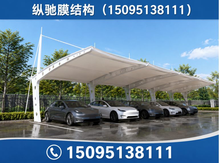 奎文区纵驰膜结构展示图